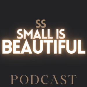 SS Small Is Beautiful Podcast Logo Concept 1